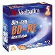 DISQUE BD-RE (BLU-RAY) VERBATIM 2X 25GO