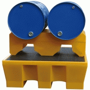 SUPPORT POUR 2 FÛTS EN POLYETHYLENE - REF. BACSUP2FUTS