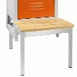 SOCLE BANC POUR VESTIAIRE INDUSTRIE PROPRE 1 CASIER