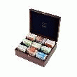 DESTINATION COFFRET BOIS THÉS BIO 9X12 INFUSETTES THÉ NOIR