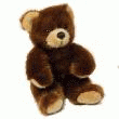 OURS BAMBOU MARRON ASSIS 30CM  OURS BAMBOU MARRON ASSIS