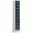ARMOIRE DE DISTRIBUTION DU COURRIER - 10 COMPARTIMENTS VERROUILLABLES ANTHRACITE