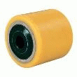GALET POLYU SYS ETANCH F=530KG DIAM=85X70 MM ALESAGE=20MM.