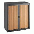 ARMOIRE À RIDEAUX DÉMONTABLES ECONOMIQUE 195 X 90 CM NOIR-NOIR