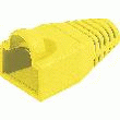 LE LOT DE 10 MANCHONS POUR RJ45 DIAMÈTRE 6 MM JAUNE