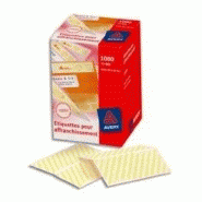 1000 ÉTIQUETTES AVERY POUR AFFRANCHISSEMENT - DEUX DE FRONT DE 17,5 X 4,5CM