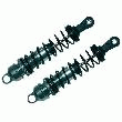 2 AMORTISSEURS FILETÉS ALU 109 MM TITANIUM REELY