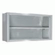 PLACARD INOX OUVERT MURAL PROFONDEUR 400 MM (LONGUEUR 1000 MM - HAUTEUR 650 MM)