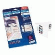 CARTE DE CORRESPONDANCE AVERY QUICK AND CLEAN 210 X 99 MM - 220GR - BLANCHE - POCHETTE DE 75