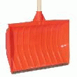 POUSSOIR DE DÉNEIGEMENT PLASTIQUE COLORIS ORANGE