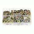 RONDELLES PLATES 'FORME C' MÉTRIQUES ASSORTIMENT DE 495 PIÈCES
