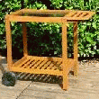 DESSERTE EN BOIS ROULANTE WINNIPEG  CHARIOT À PLANCHA