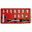 ELITE COFFRET COGEX DOUILLES DÉBOUCHÉES & CLÉ À CLIQUET