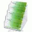 PORTE-CARTES DE VISITE EN PAYSAGE 4 CASES COULEUR NOIRE -