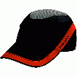 CASQUETTE ANTI-HEURT NOIR/ROUGE POLYAMIDE POLYURETHANE : DELTA+ : DELTA  + COLTAGR
