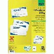 CARTES DE VISISTE BLANCHES SIGEL 3C/LP798 225G 100 FEUILLES