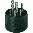 JEU DE 6 FRAISES 4 DENTS, SĂRIE NORMALE, QUEUE CYLINDRIQUE, COUPE AU CENTRE, HĂLICE Ă 30°, HSSCO8 JEU DE 6 FRAISES 4 DENTS, SĂRIE NORMALE, QUEUE CYLINDRIQUE, COUPE AU CENTRE, HĂLICE Ă 30°, HSSCO8