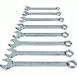 8PCS CLÉS PLATES/À MOLETTE 7,9 - 19 MM (5/16  3/4)