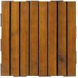 DALLES DE JARDIN CLIPSABLES EN ACACIA. (LOT DE 4) DALLES DE TERRASSE