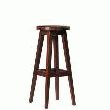 TABOURET DE BAR EN BOIS EDGAR