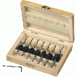 COFFRET DE 7 FRAISOIRS AVEC FORETS À BOIS À HÉLICE