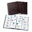 ALBUM ELÉGANCE POUR CARTES DE VISITES - FORMAT 30,7X23 CM - POUR 400 CARTES DE VISITE - NOIR