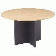 TABLE DE REUNION RONDE HETRE GAMME OFFICE.
