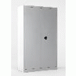 ARMOIRE HAUTE À PORTES BATTANTES MONOBLOC L120 X H198 - GRIS