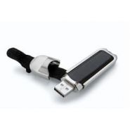 CLÉ USB CUIR NOIR