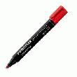 MARQUEUR PERMANENT STAEDTLER 350 - POINTE BISEAU - CORPS PLASTIQUE - ENCRE ROUGE À BASE D'ALCOOL NE SÈCHE PAS