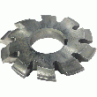 FRAISES MODULE TAILLE DES ENGRENAGES, ANGLE DE PRESSION 20° - PROFIL CONSTANT, ALÉSAGE LISSE ET RAINURE DE CLAVETTE HSS - DIN 3972 - NFE 66222
