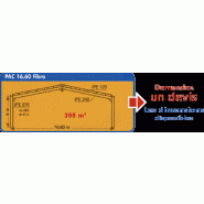 CHARPENTE FIBROCIMENT: PAC 16,60 FIBRO