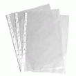 POCHETTES TRANSPARENTES PERFORÉES BUDGET A4 POLYPROPYLÈNE GRAINÉ 5/100E - SACHET DE 100 POCHETTES TRANSPARENTES PERFORÉES BUDGET A4 POLYPROPYLÈNE GRAINÉ 5/100E - SACHET DE 100