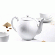 SERVICE DE TABLE EN PORCELAINE - LES LIGNES PLISSé
