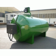 CUVE AVEC STATION DE DISTRIBUTION GAZOIL-FIOUL