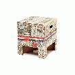 DUTCH DESIGN CHAIR TABOURET EN CARTON SAC DE TOILE CHAISES ET TABOURETS