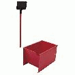 KIT BAC À SABLE INCENDIE + SUPPORT DE PELLE + PELLE