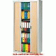REHAUSSE ARMOIRE DÉMONTABLE PORTES À RIDEAUX H.45 CM - BEIGE - DIMENSIONS : 45 X 44 X 120 CM
