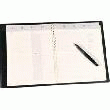 SEMAINIER DE BUREAU SPIRALÉ - OFFICE DEPOT - NOIR - 21 X 27 CM - DE JANVIER À DÉCEMBRE
