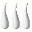 LES 3 VASES DE TABLE FINESSE DESIGN 