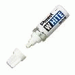 MARQUEUR 100W PENTEL INDÉLÉBILE, POINTE OGIVE LARGE BANC