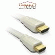 CORDON HDMI / HDMI MÂLES PLAT - BLANC - METRONIC