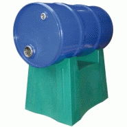 SUPPORT POUR 1 FÛT EN POLYETHYLENE - REF. BACSUP60PE