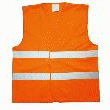 GILET HAUTE VISIBILITE FLASH ORANGE FLUO