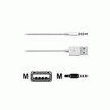APPLE IPOD SHUFFLE USB CABLE - KIT DE CÂBLE DE DONNÉES / CHARGEMENT POUR IPOD - USB - FICHE MINI-PHONE STÉRÉO 3,5 MM (M) - USB À 4 BROCHES, TYPE A (M) - POUR IPOD SHUFFLE (3G)