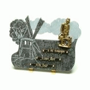 PLAQUE FUNÉRAIRE : JET D'EAU D82BMAB3