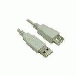 CORDON USB 2.0 - AM/AF - 3M.