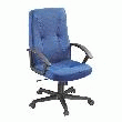 FAUTEUIL DE BUREAU KANJI TISSU BLEU -