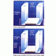 DOUBLE VITRAGE - 4/12/4: THERMIQUE RENFORCéE