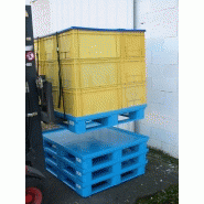 LOCATION DE PALETTES EN PLASTIQUE ET COIFFES